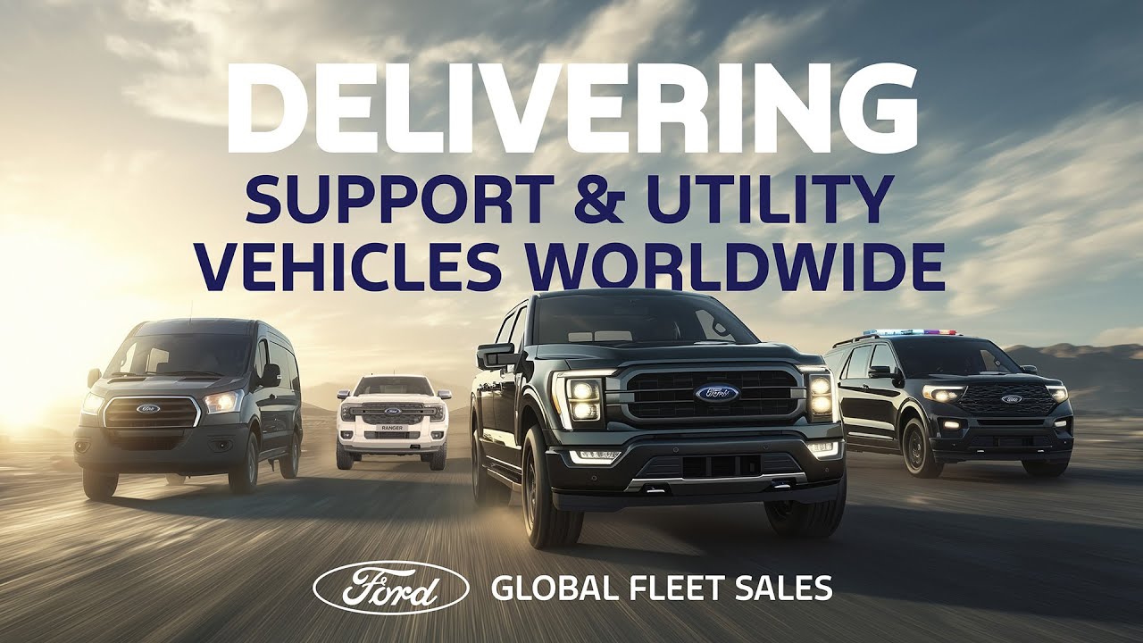 Ford Global Fleet Sales: Delivering Support & Utility Vehicles Worldwide