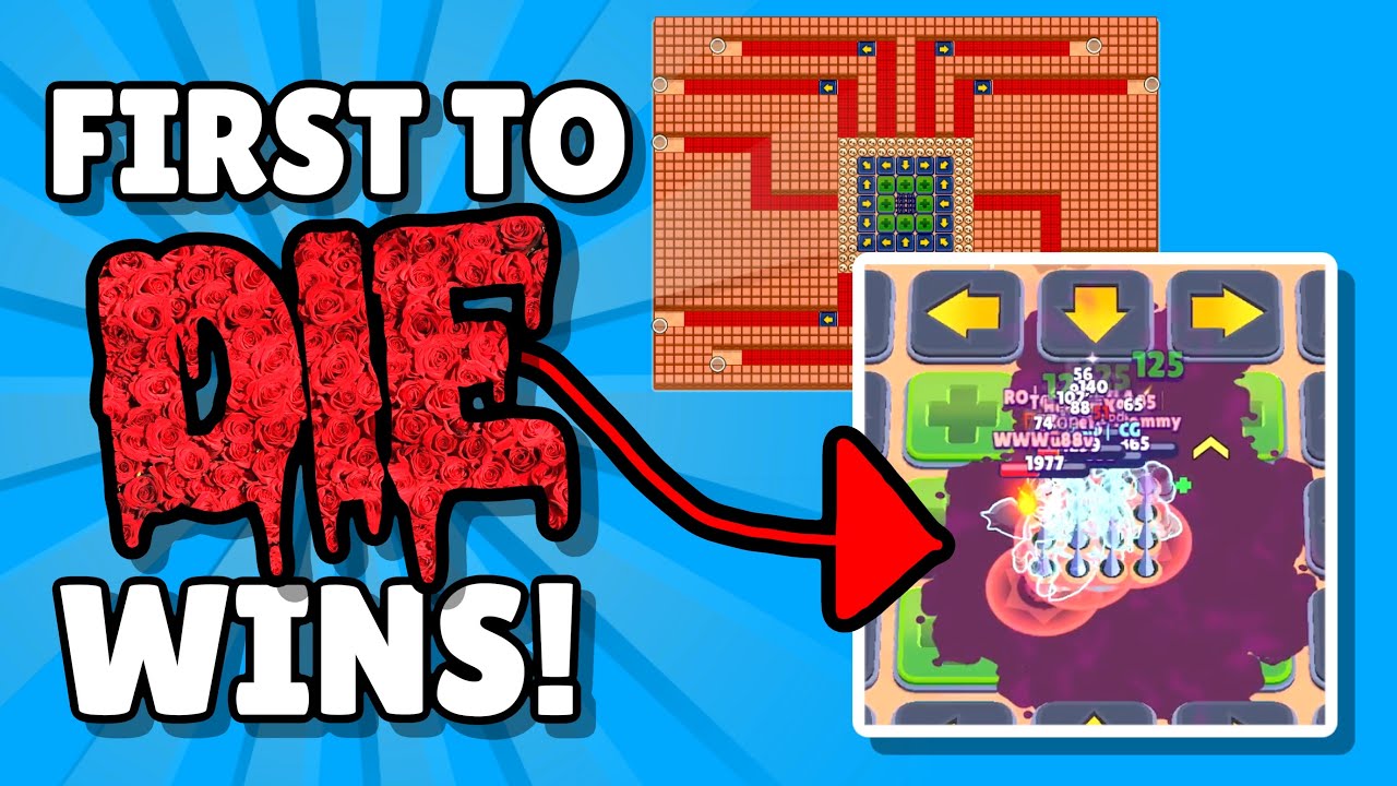 First Person To Die WINS!! — BRAWL STARS MINI GAME