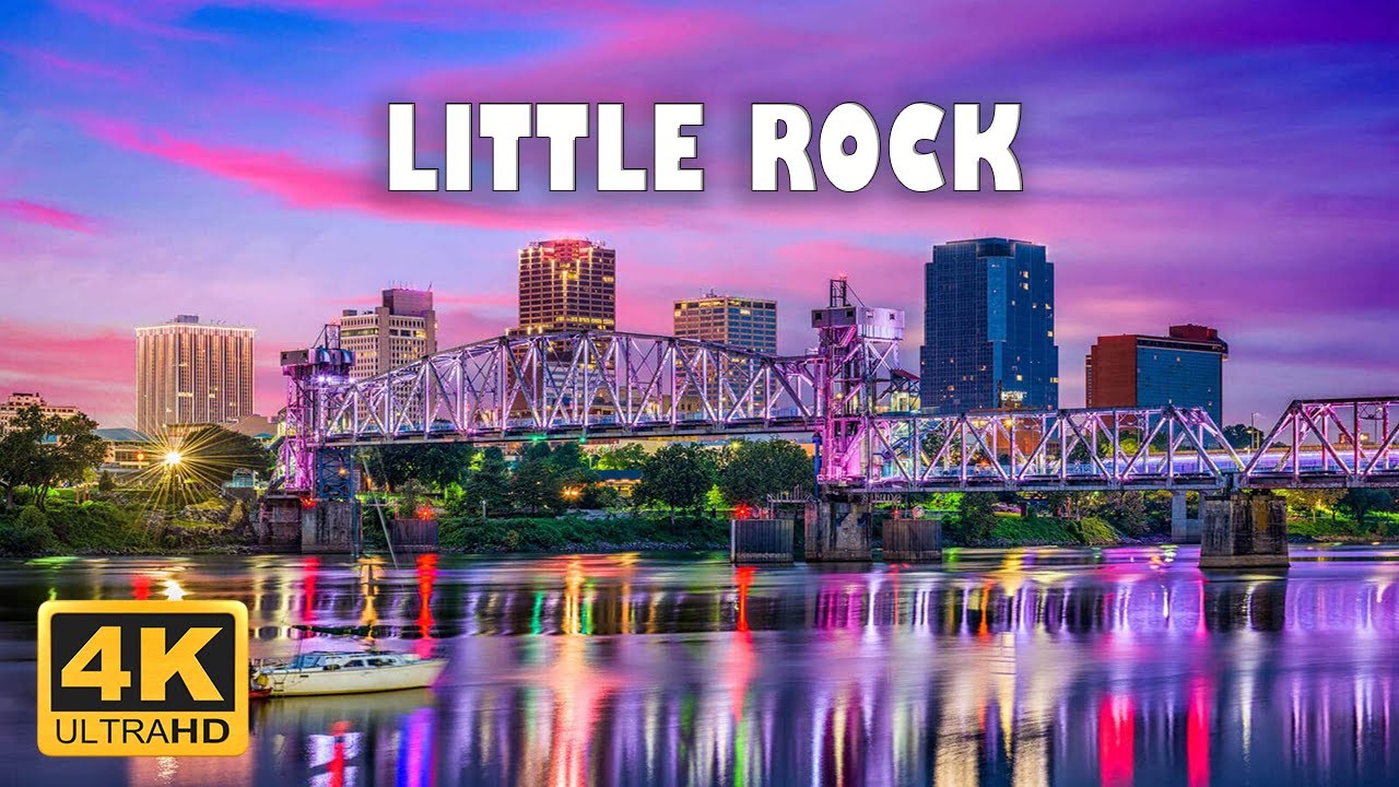 Little Rock, Arkansas, USA 🇺🇸 | 4K Drone Footage