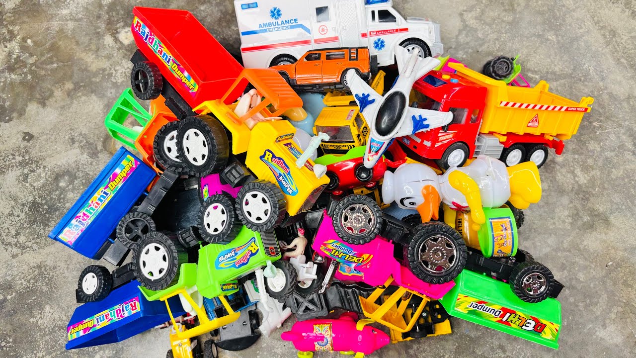 Mini cartoon tractor video | remote control helicopter truck jcb 🚁 | new cartoon wala video | kids 