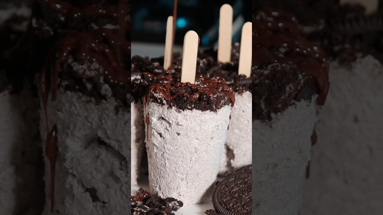 Helados de OREO caseros | Cremosos & deliciosos | Te enseño en 1 minuto | OREO | Ahora soy cocinera