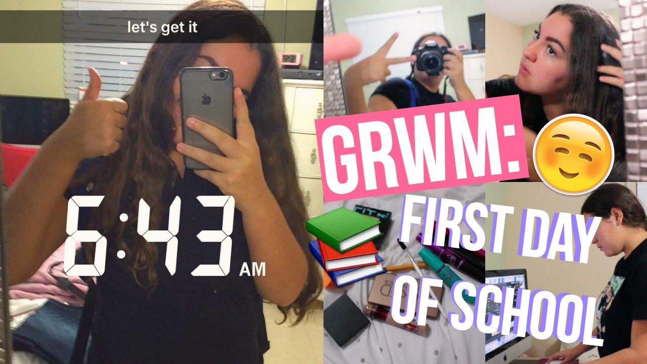 GRWM: FIRST DAY OF HIGHSCHOOL! | Nichole