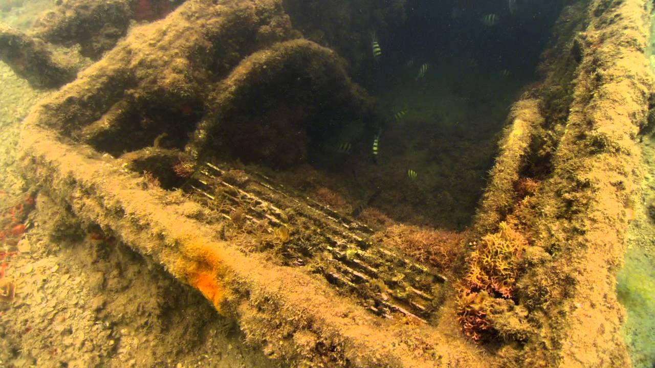 Underwater View of the USS Arizona