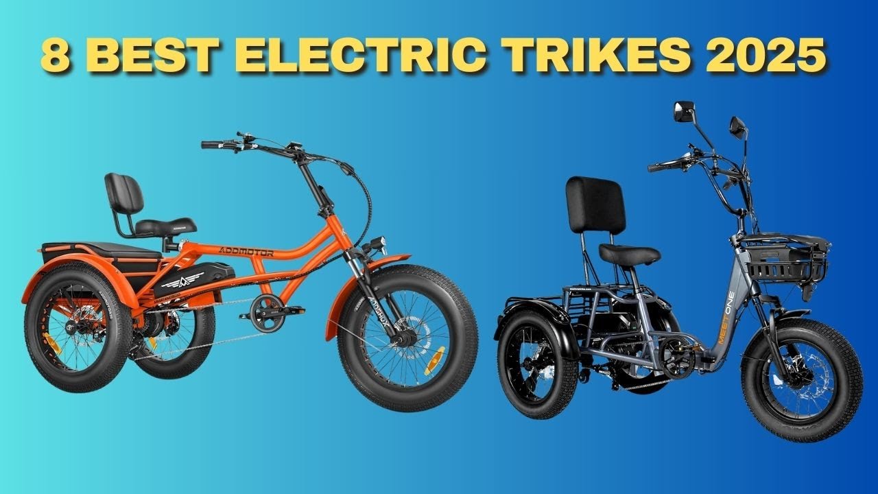 Best electric trikes of 2025 - 8 best electric trike 2025