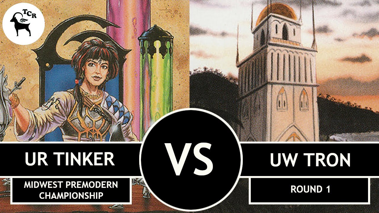 Premodern UR Tinker против UW Tron, 2-й раунд чемпионата Midwest Premodern, 1