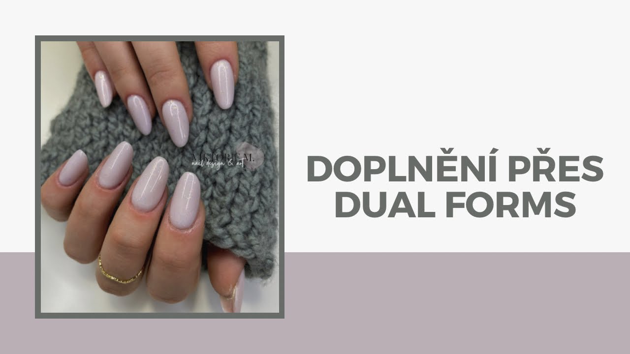 DOPLNĚNÍ POMOCÍ DUÁLEK | jednoduché zimní nehty | Viktorie M. NAILS