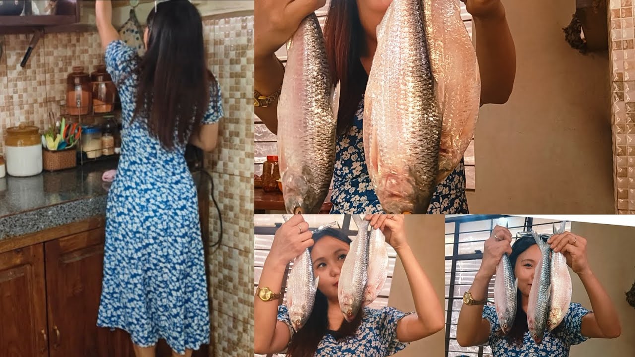How to Cook Ilish fish/Hilsa fish in Naga authentic style |Mouthwatering recipe@Mongzarskitchen-p9i 