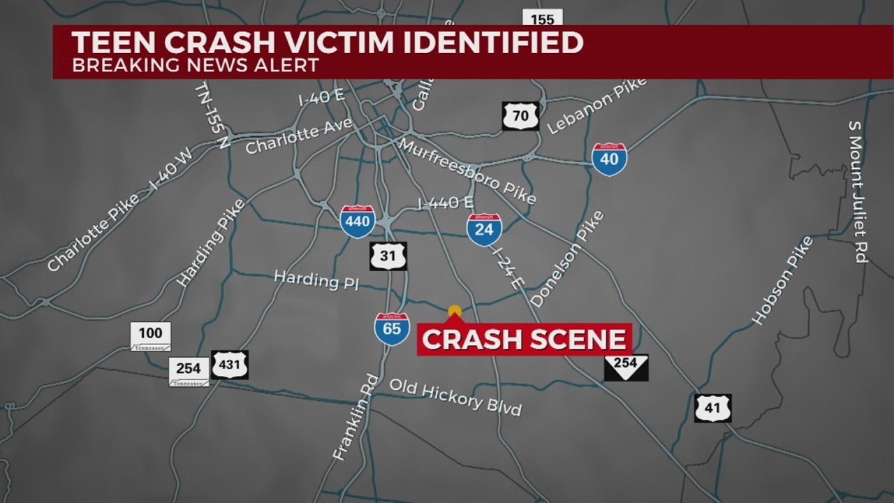 Teen killed after crash on Harding Place