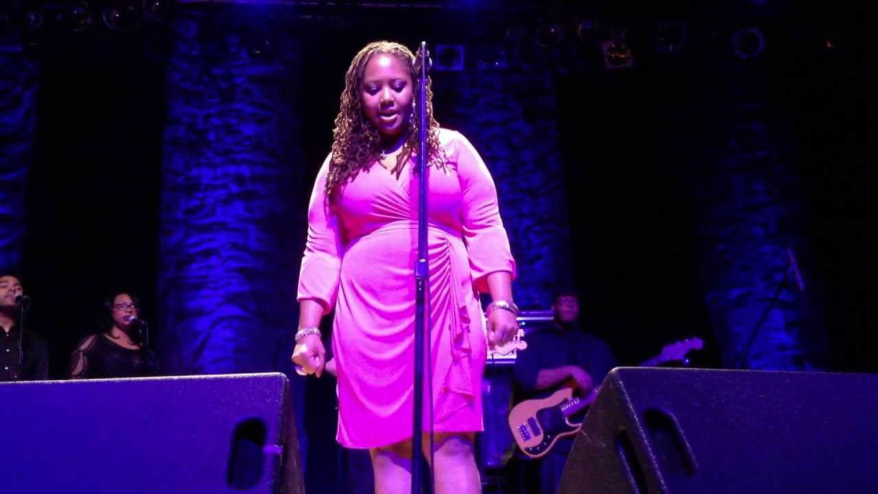 Lalah Hathaway singing 