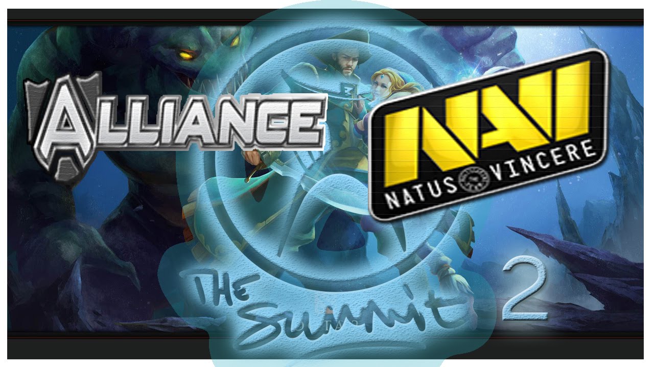 NaVi vs Alliance The Summit 2 Dota 2 RUS