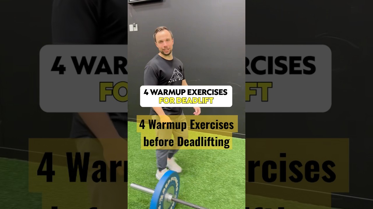 4 Exercises to Warmup Before Deadlifting - Deadlift Warmup Routine