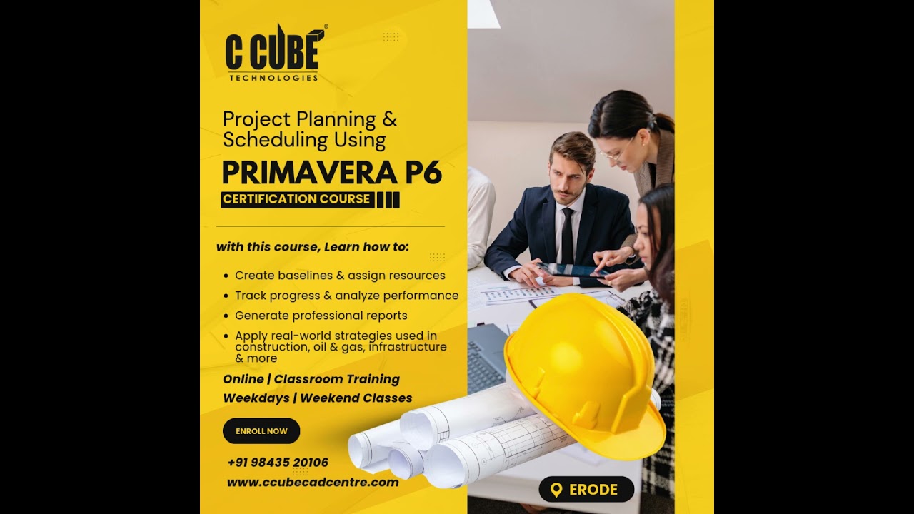 Primavera P6 for Civil Engineers & Construction Professionals | Complete Project Control Training