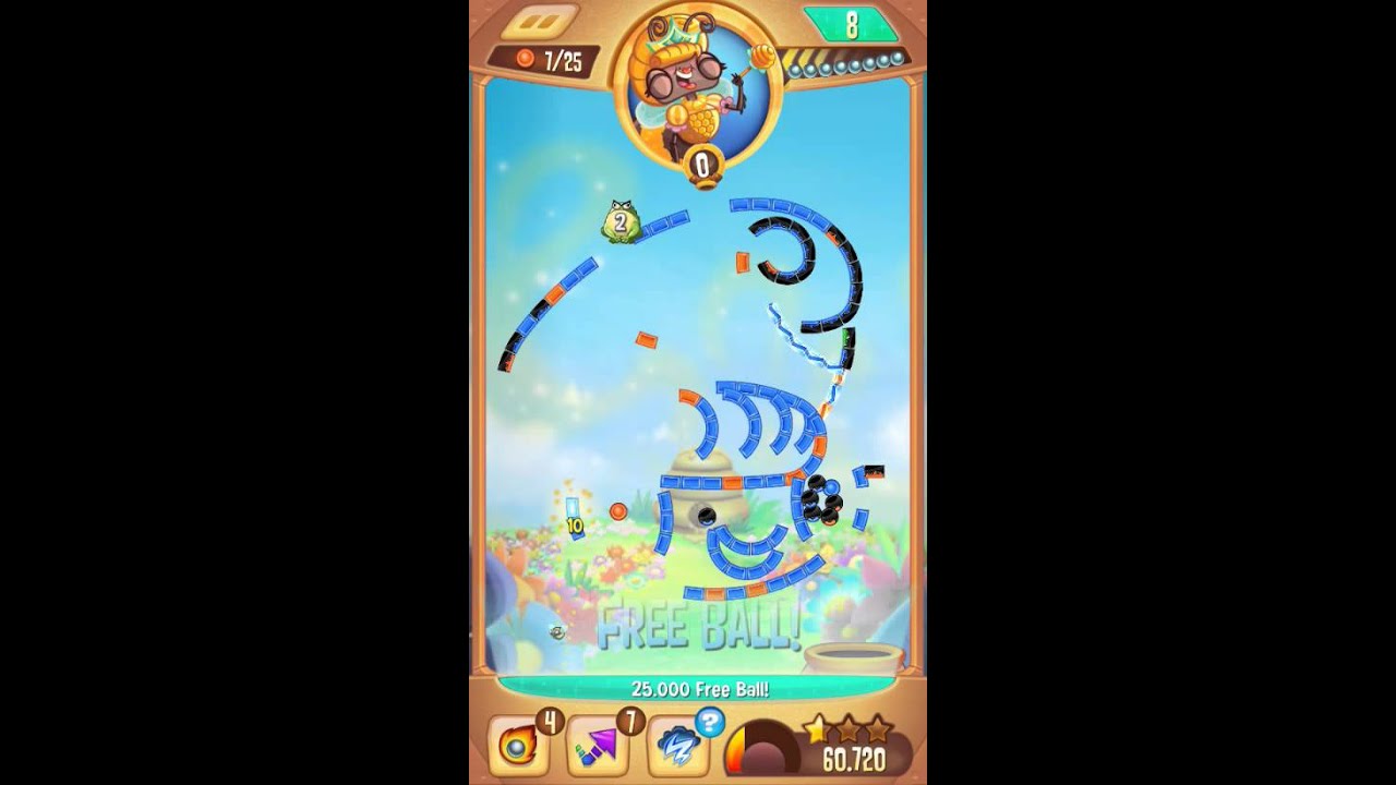 Peggle Blast: Level 137 Popfrogs!