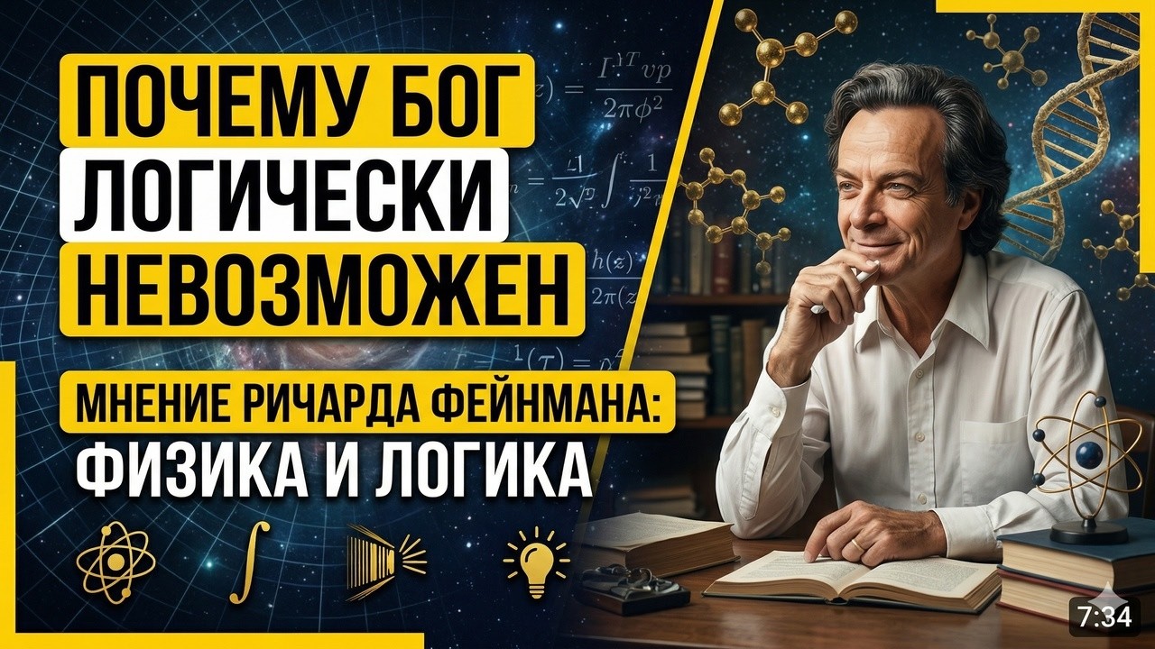 Почему Бог логически невозможен: Ричард Фейнман доказывает крах разумного замысла