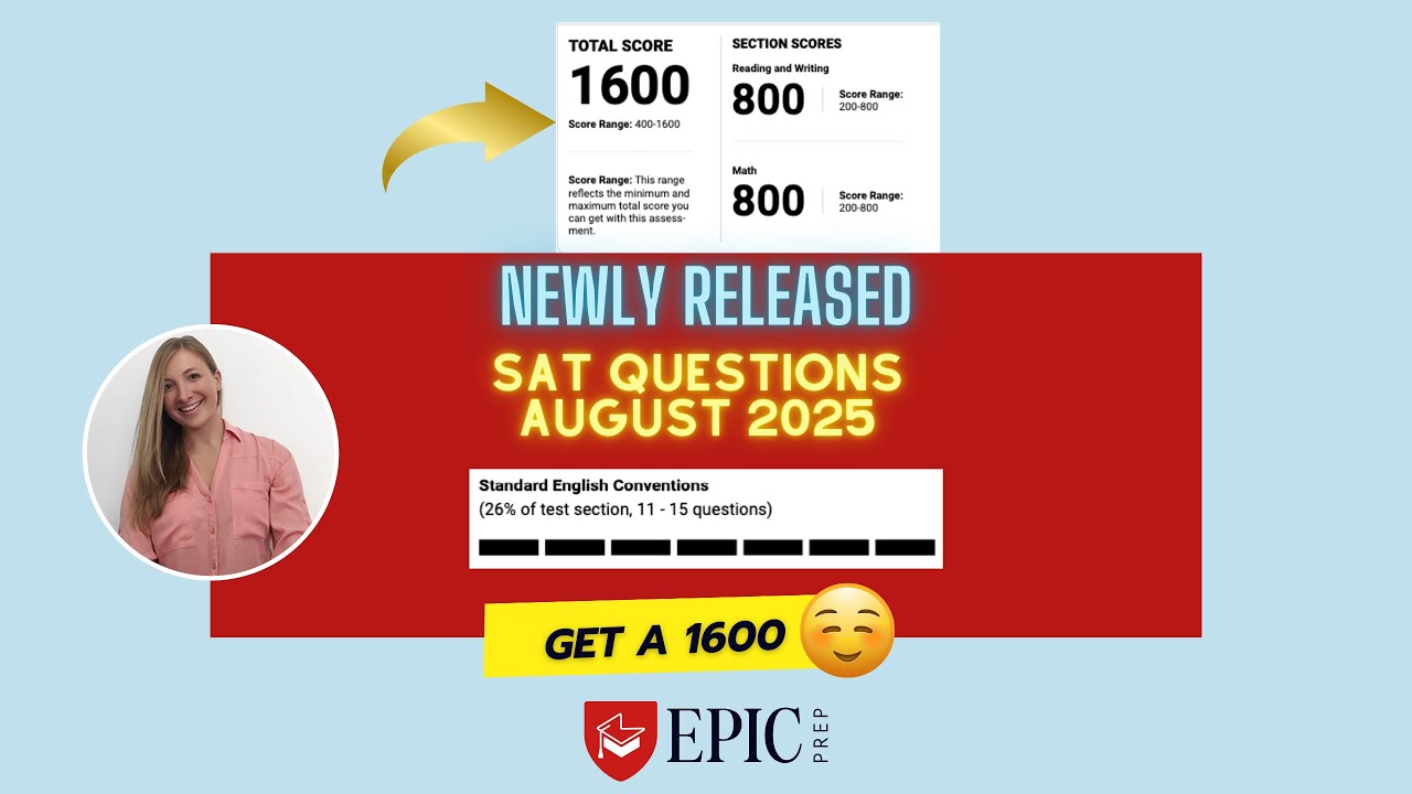 NEW SAT Standard English Conventions Questions (August 2025 update) | Hard Level)