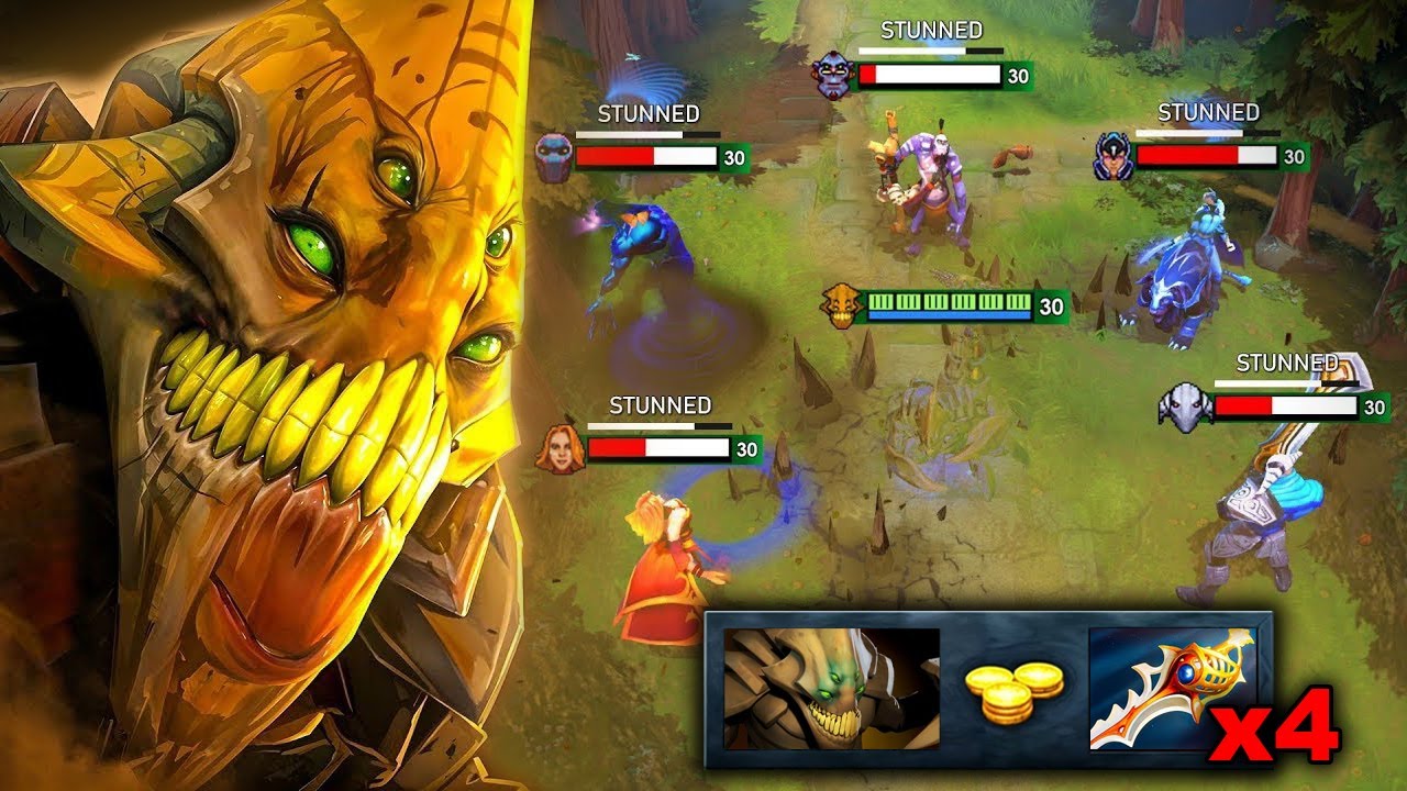 THIS BUILD ENDED THE GAME 🔥 x4 Divine Sand King One Shot Dota 2