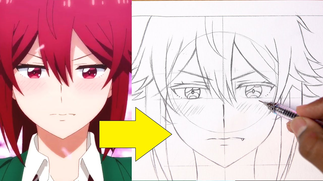 How to draw anime Girl - Tomo chan | Tomo-chan Is a Girl!