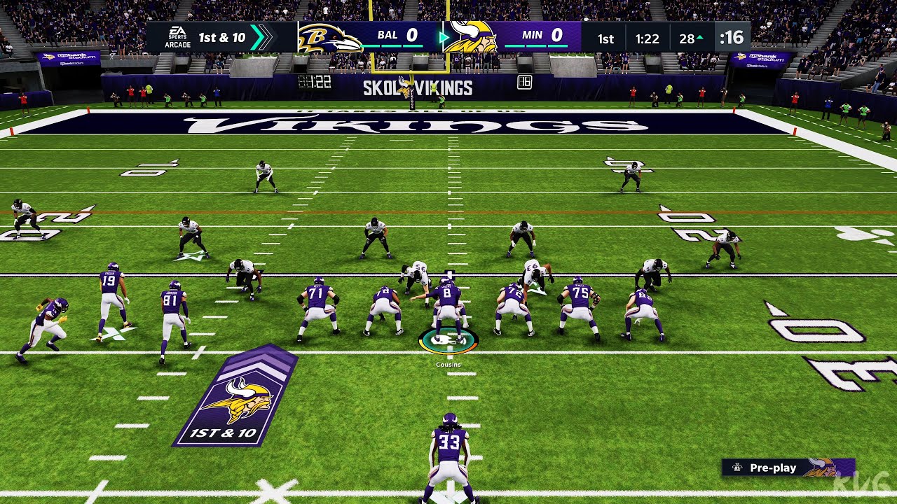 Madden NFL 21 - Baltimore Ravens vs Minnesota Vikings - Gameplay (PS5 UHD) [4K60FPS]