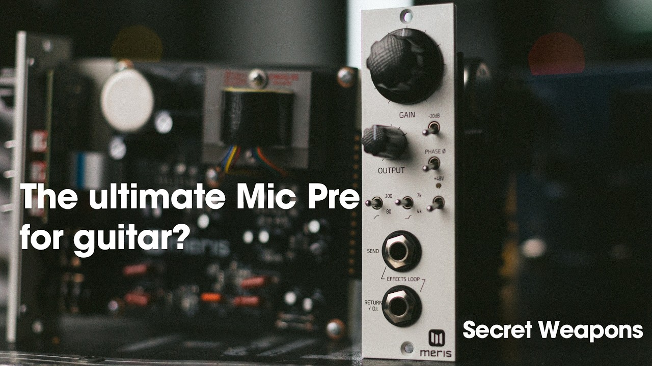 The Meris 440 Mic Pre sounds great on EVERYTHING | Secret Weapons