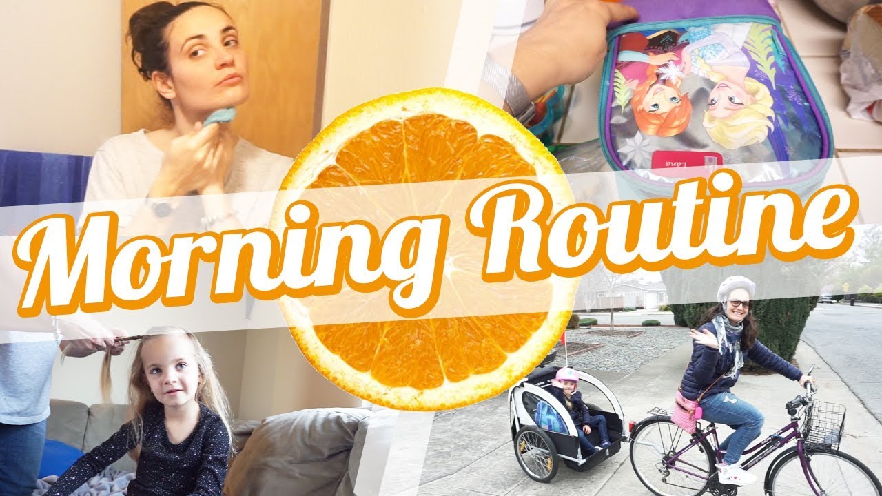 NOTRE PREMIÈRE MORNING ROUTINE SPÉCIALE MATIN D’ÉCOLE 🍊