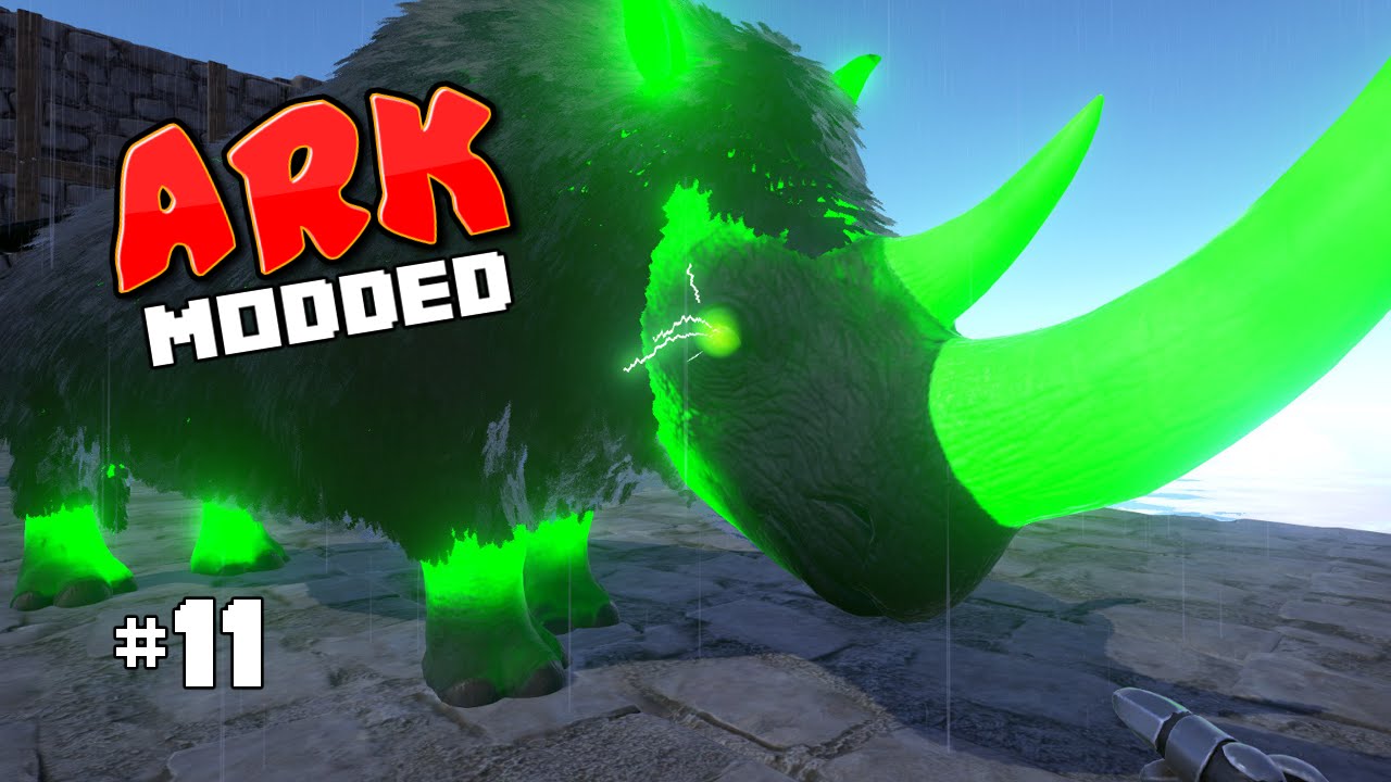 ARK Survival Evolved - MEGA RHINO TAME, BADASS DOEDICURUS  #11 (ARK Gameplay)