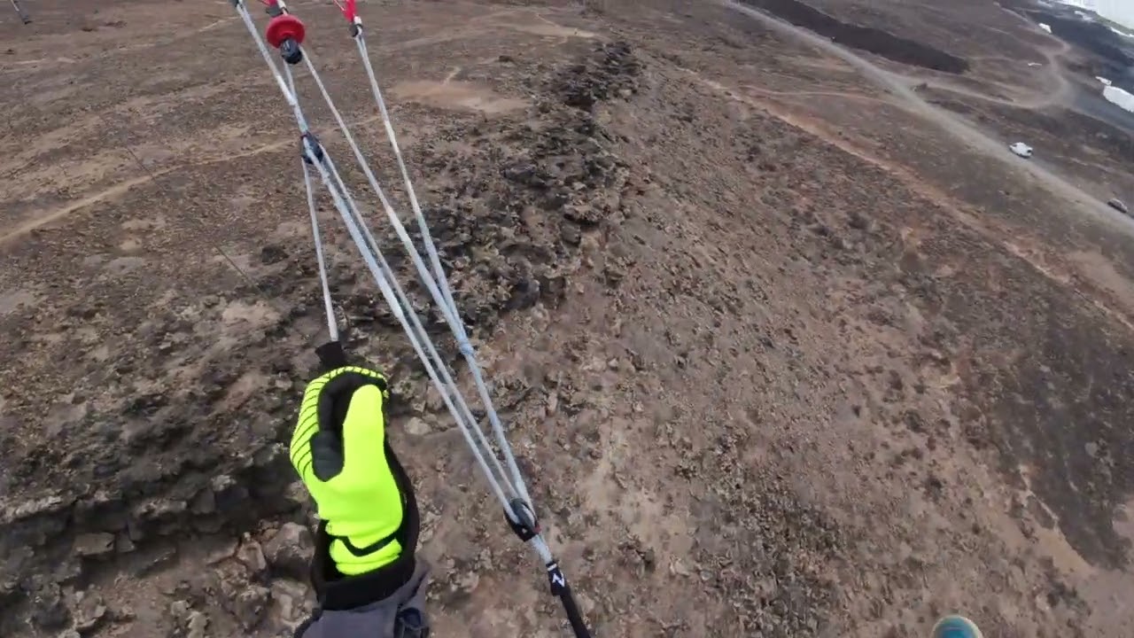 Paragliding Lanzarote - Tenesar (full flight) 2024 with 22 Moustache from Go.Flare