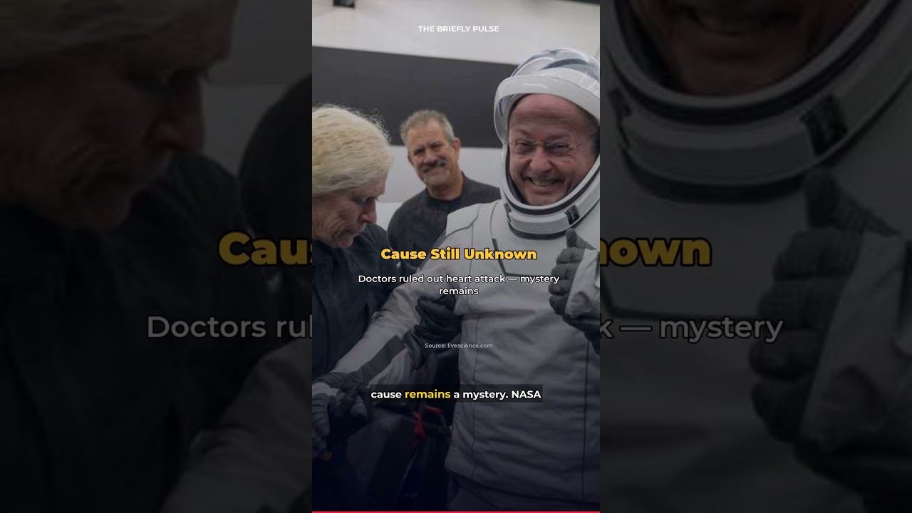 🚀 SCIENCE PULSE: Mystery Astronaut Medical EmergencyNASA astronaut Michael Fincke suffered unexplain