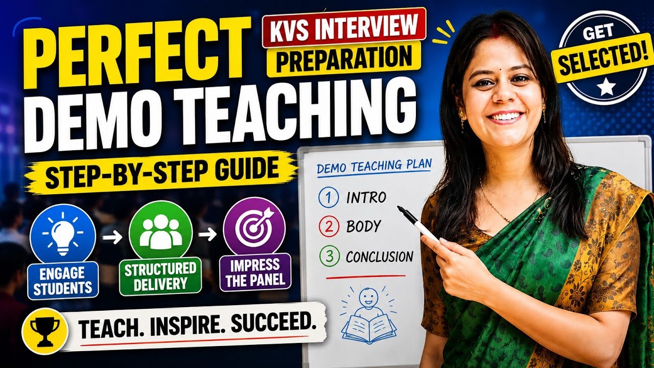 KVS Demo Teaching | Complete Lesson Plan | KVS Interview Preparation #kvsinterview #demoteaching