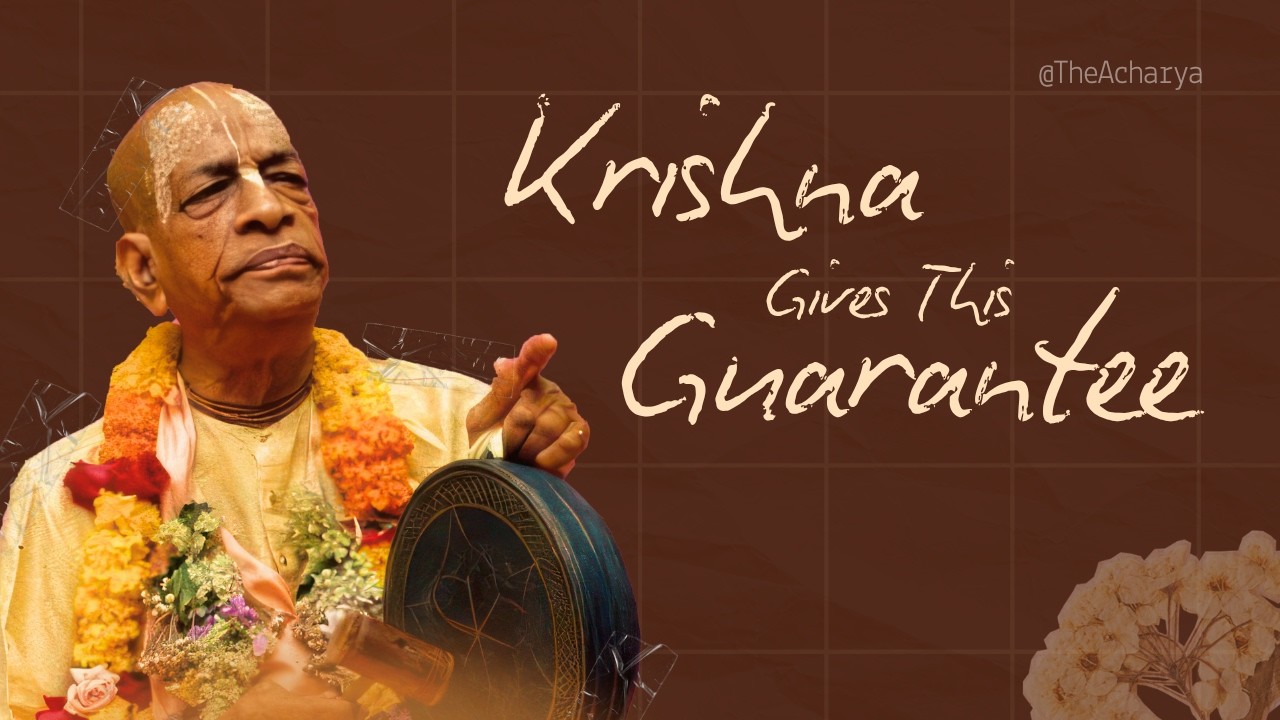Guaranteed Protection | BG 9.22-23 | New York, US | Srila Prabhupada