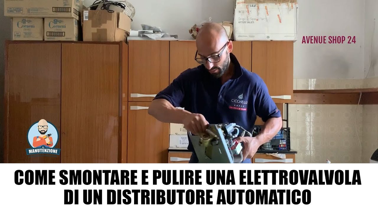 Come smontare e pulire una elettrovalvola di un distributore automatico