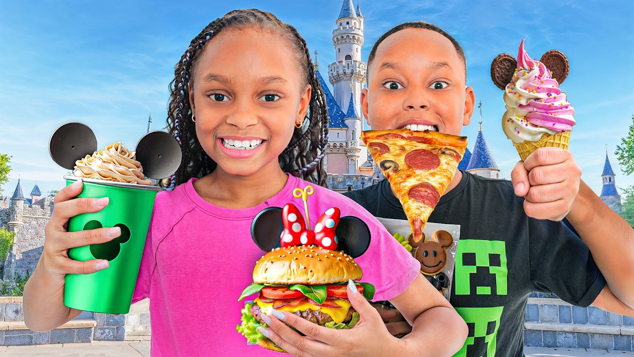 Едим ТОЛЬКО еду Disney в течение 24 часов!