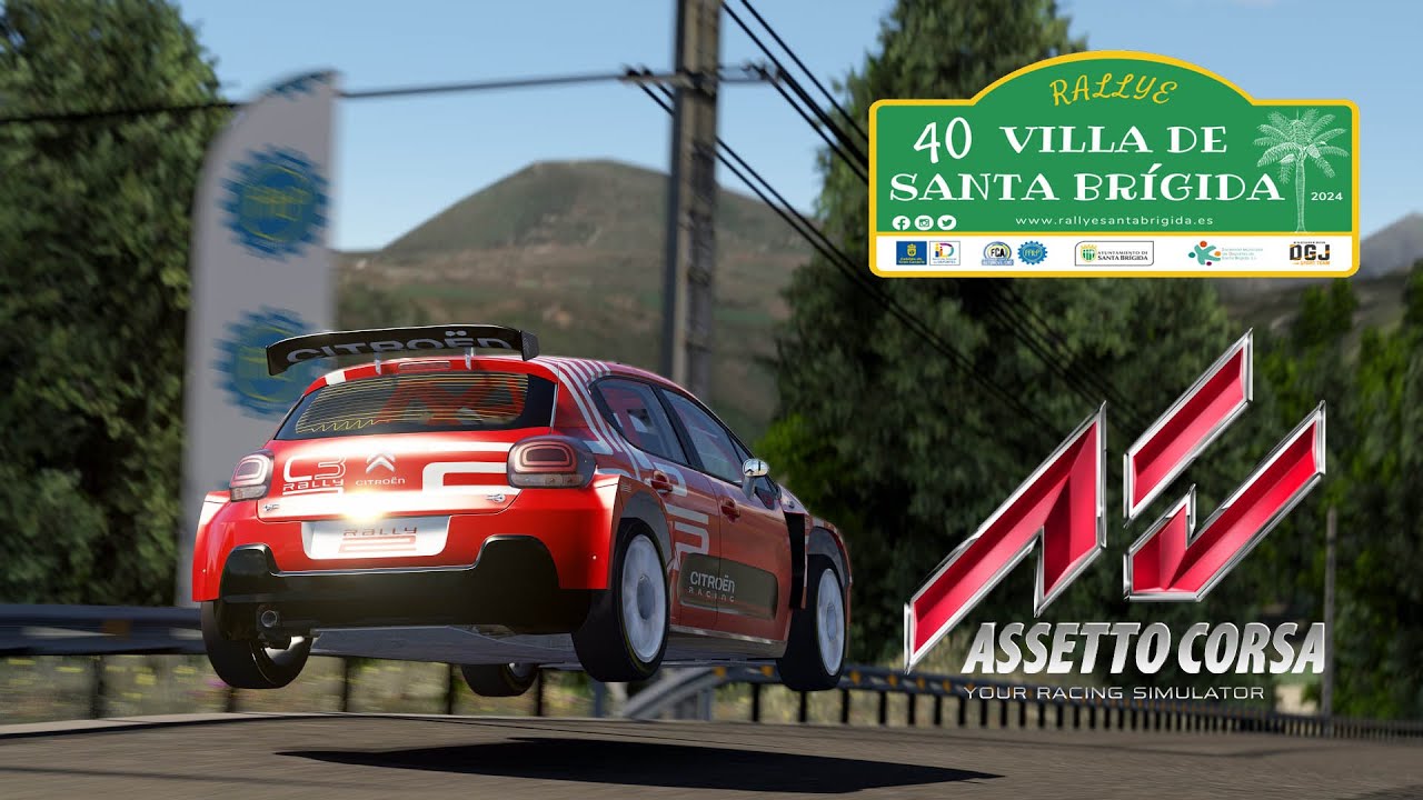 Assetto Corsa // 40 Rally Villa de Santa Brigida // Tramo Los Silos // Citroën C3 Rally2