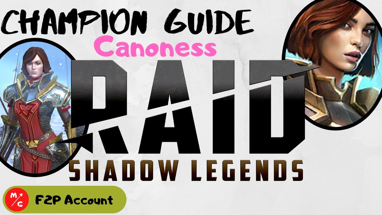 [F2P] | Canoness Raid Shadow Legends Champion Guide | Sacred Order Underrated Epic Champion