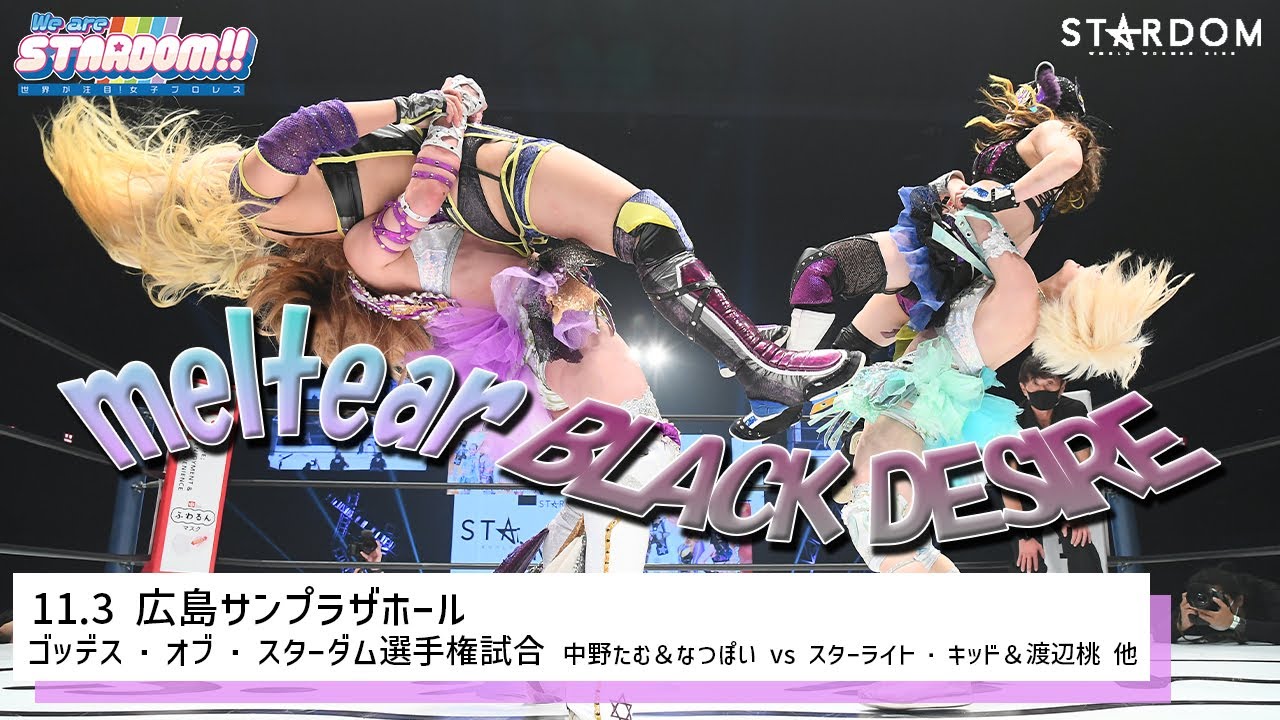 【プレミア公開】 11.3広島　林下詩美vs刀羅ナツコ/SWA戦 岩谷麻優vsアルファ/ゴッデス戦 中野たむ＆なつぽい vs キッド＆桃『We are STARDOM!!』#153【STARDOM】