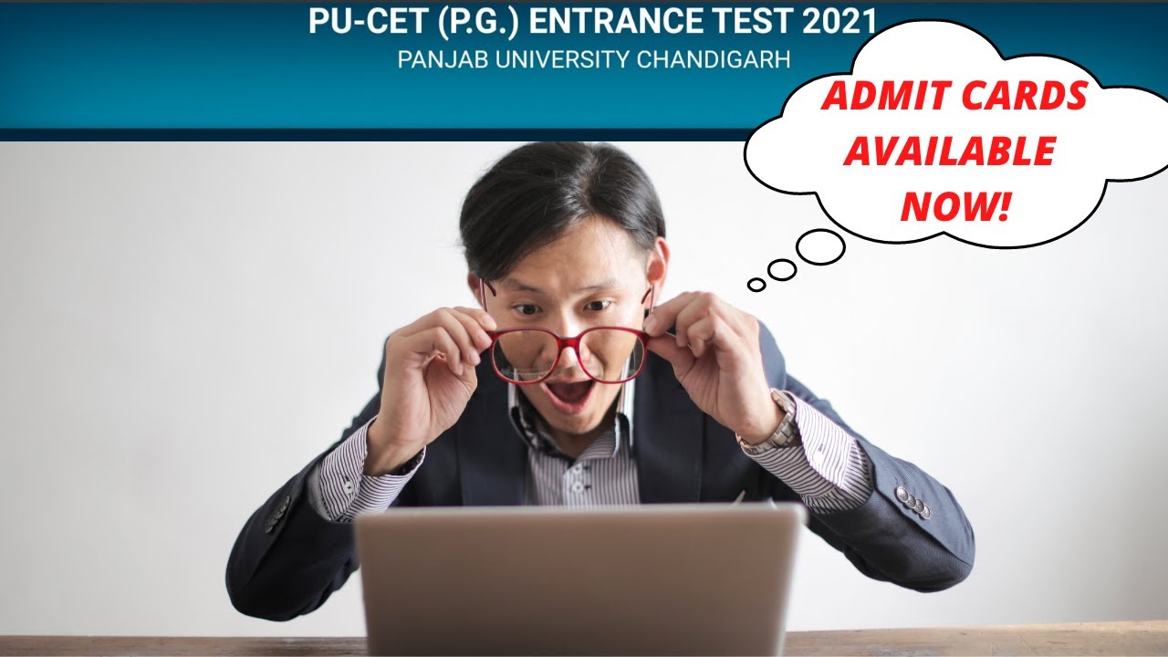 Pu Cet Pg Admit Card 2021 | How to download the Pu Cet Pg 2021 Admit Card|PuCetPg Entrance Exam 2021