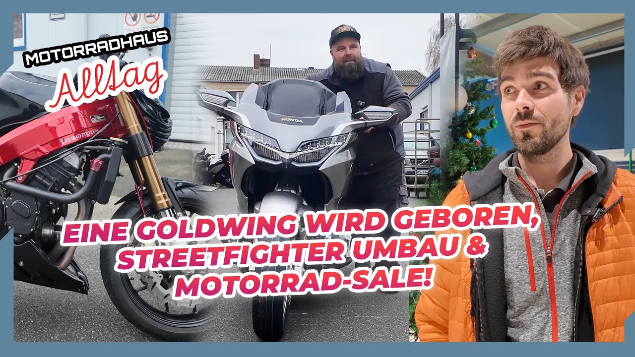 Eine Goldwing wird geboren, Streetfighter Umbau & Motorrad SALE • Motorradhaus Alltag - Folge 18