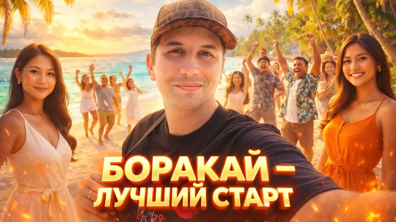 Боракай — лучший старт для переезда на Филиппины ⁉️ Маленький рай без стресса 🏝️🇵🇭❤️