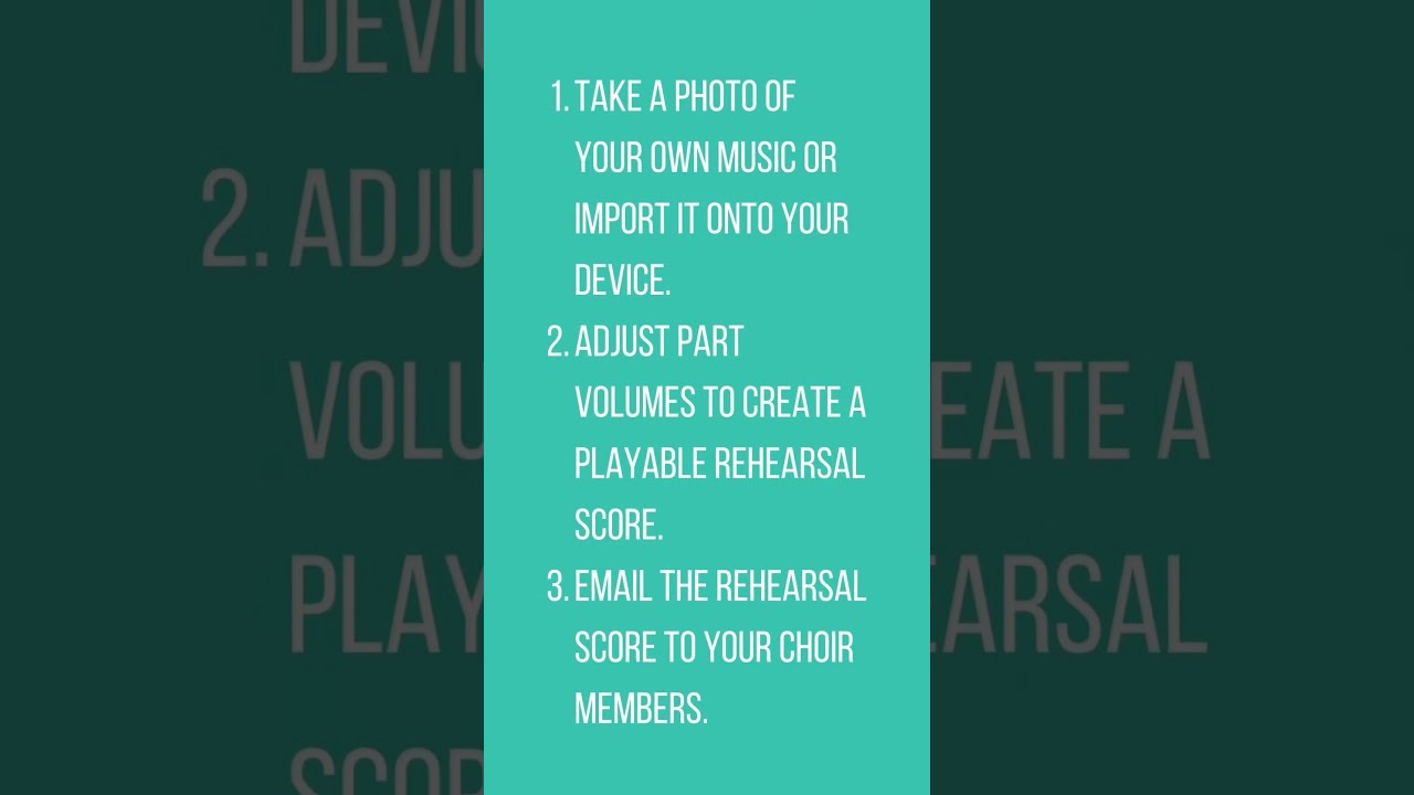 PlayScore 2 for Choir Directors and Singers - Make a Playable Rehearsal Score