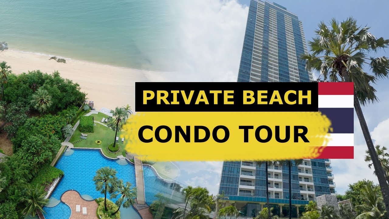 Private Beach High Rise Condo for Rent in Wongamat Pattaya Thailand 🇹🇭