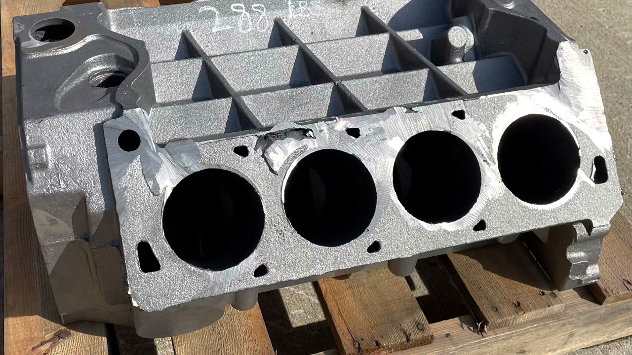 TrackBoss Performance Products Aluminum and Cast Iron 351 Cleveland Blocks.  Inside Look