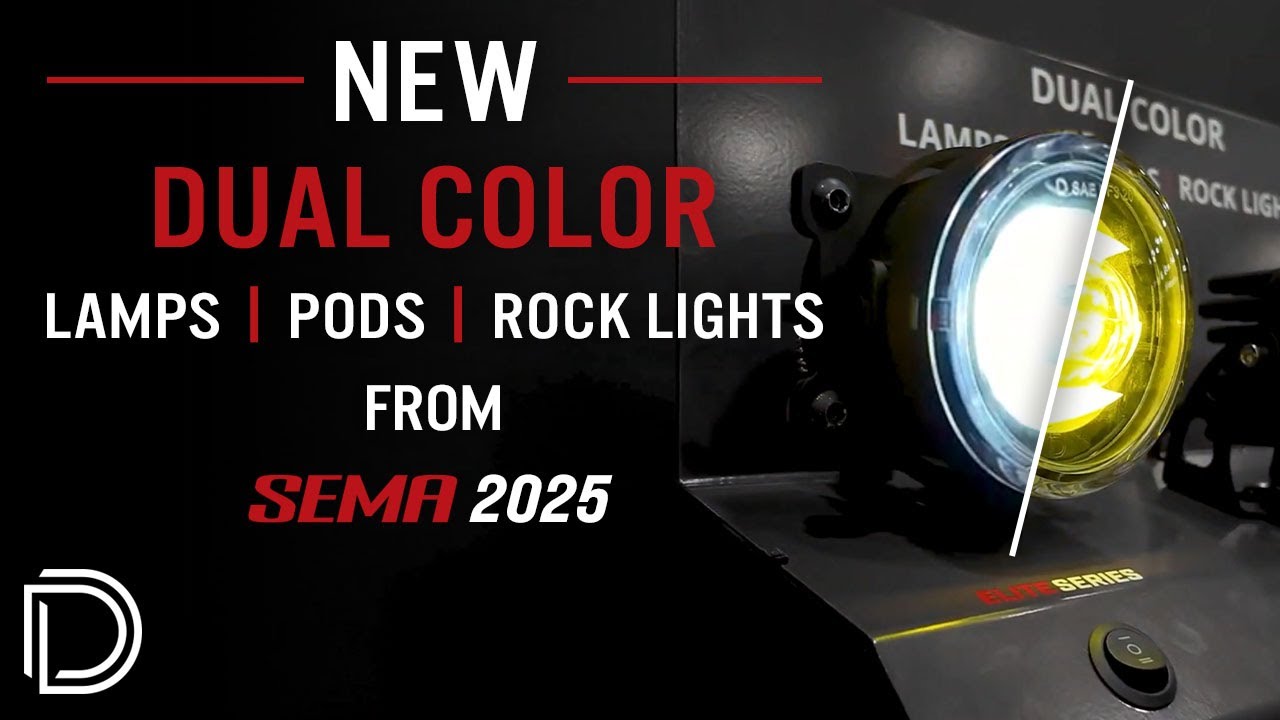 Представляем новую линейку двухцветных светильников с SEMA 2025 | Diode Dynamics