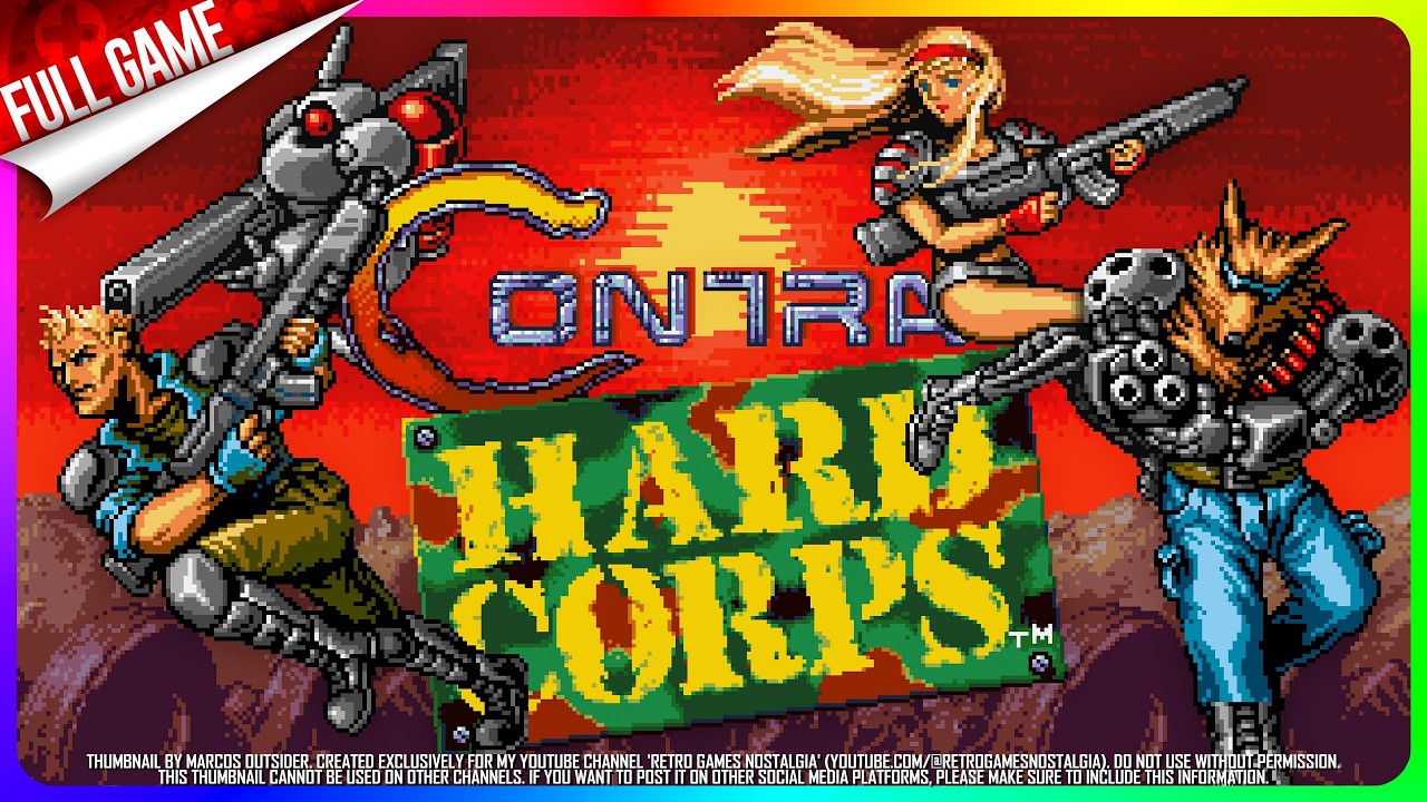 Contra: Hard Corps (Sega Genesis - US) Longplay (100% All Routes and Endings)