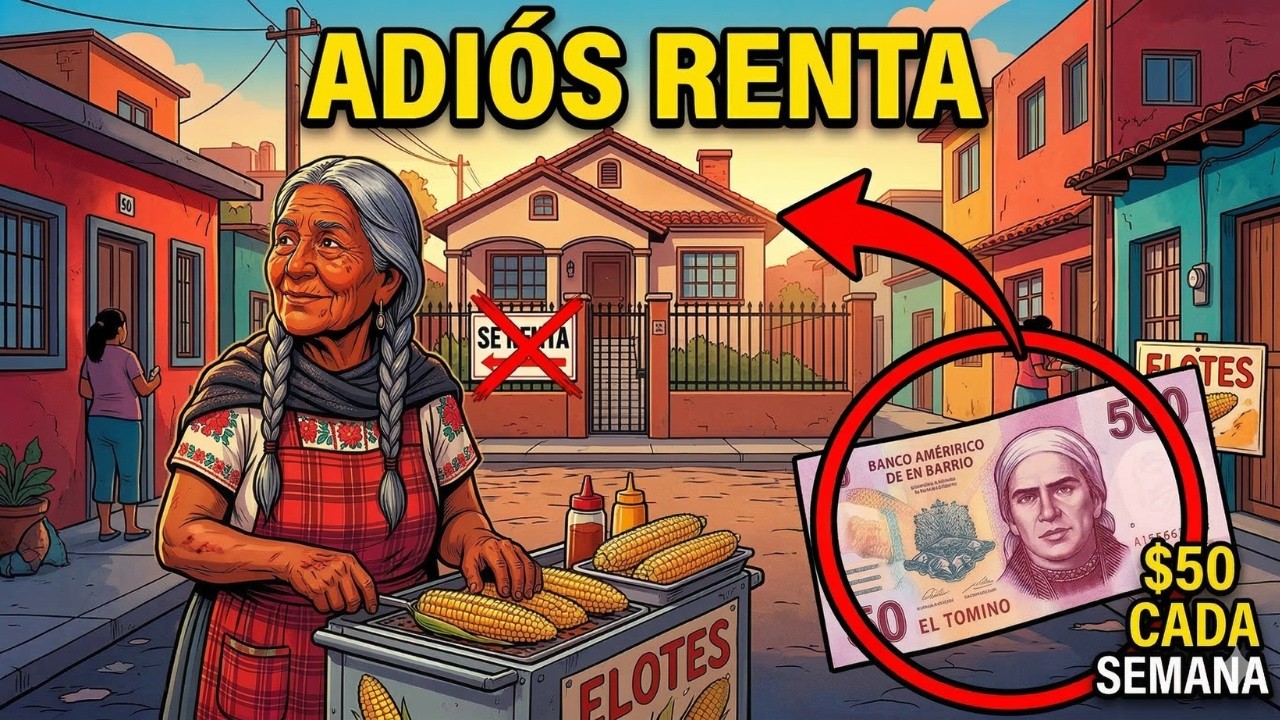 Cómo una VENDEDORA DE ELOTES de 71 AÑOS usó Regla de $50 por Semana y SACÓ A SU FAMILIA DE LA RENTA