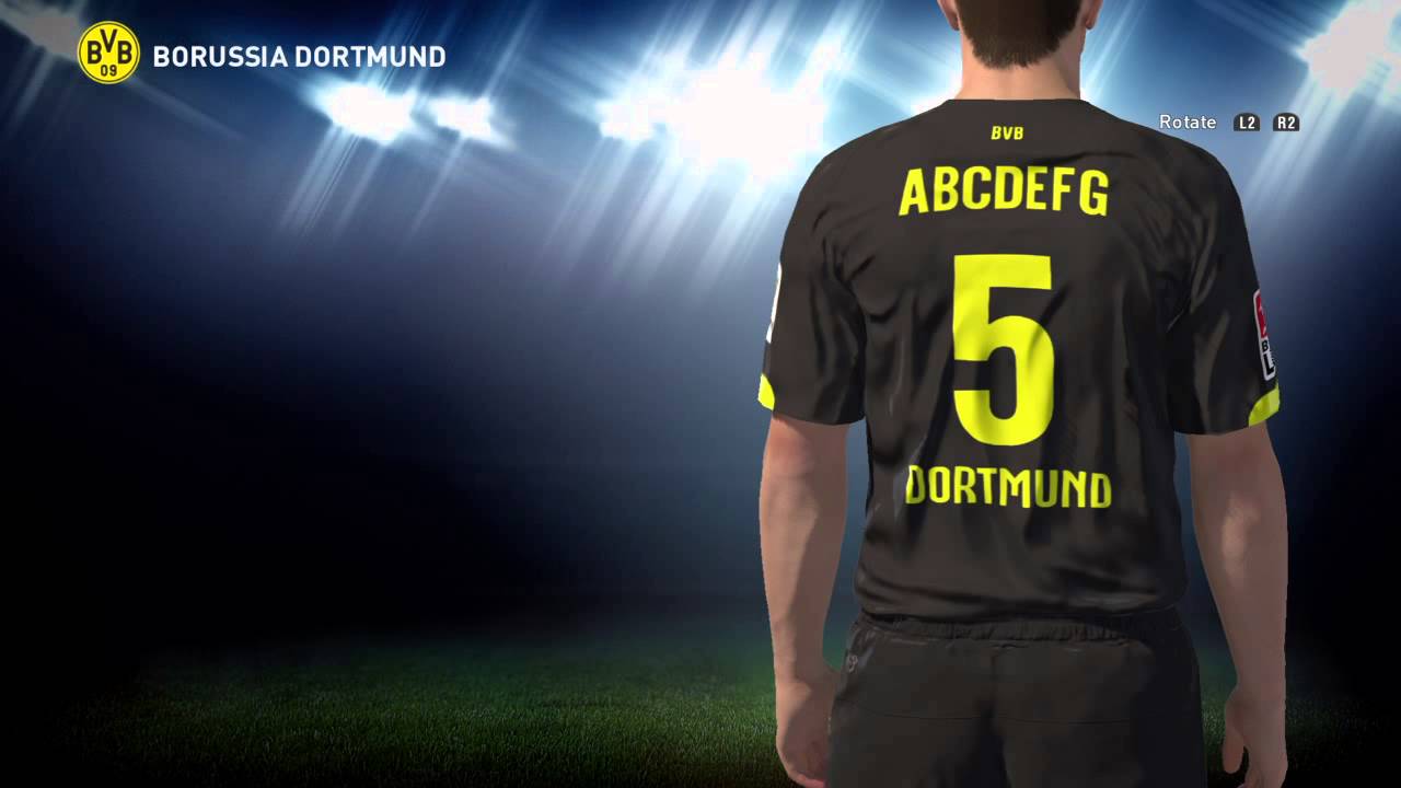 PES World PES 2016 Borussia Dortmund kit instructions