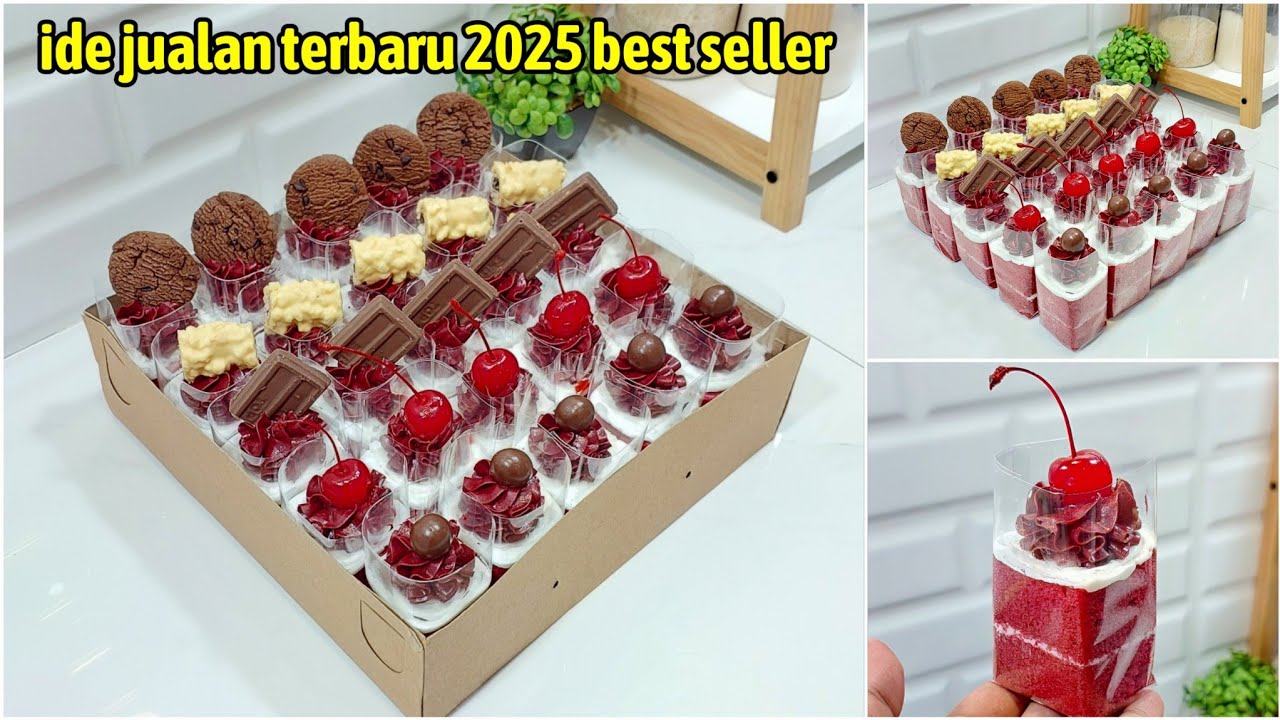 Orderan membludag gara-gara ini auto cuan‼️bisa untuk acara apapun||Mini Cake Viral #resepviral