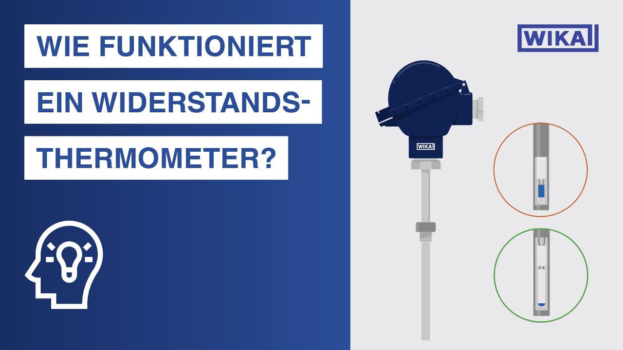 Funktionsweise von Widerstandsthermometern nach IEC 60751