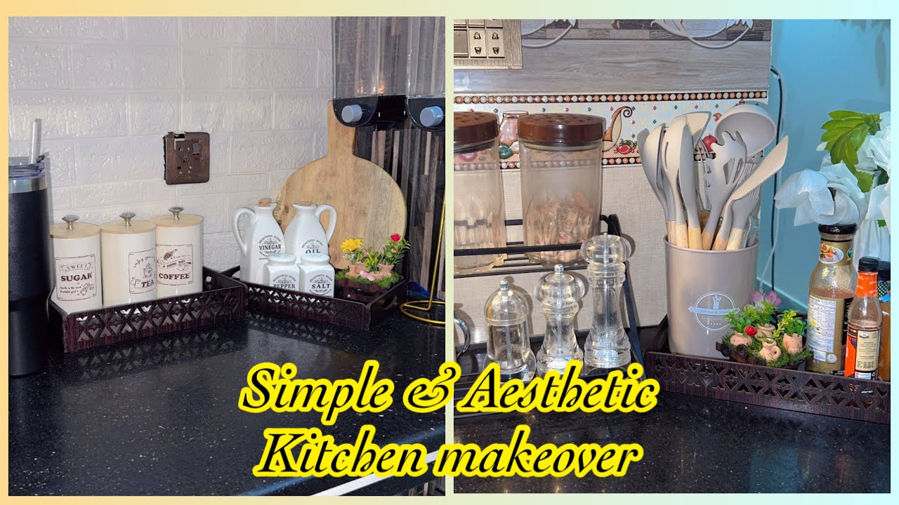Middel class kitchen makeover organized Kitchen tour Kitchen organization | Kitchen tour