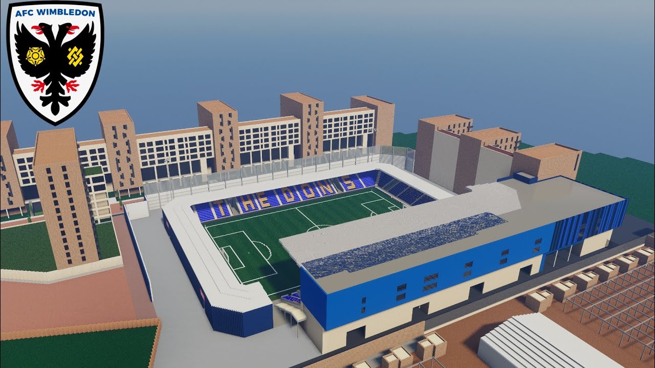 4K Minecraft - STADIUM - Plough Lane (AFC Wimbledon) [Official] + DOWNLOAD