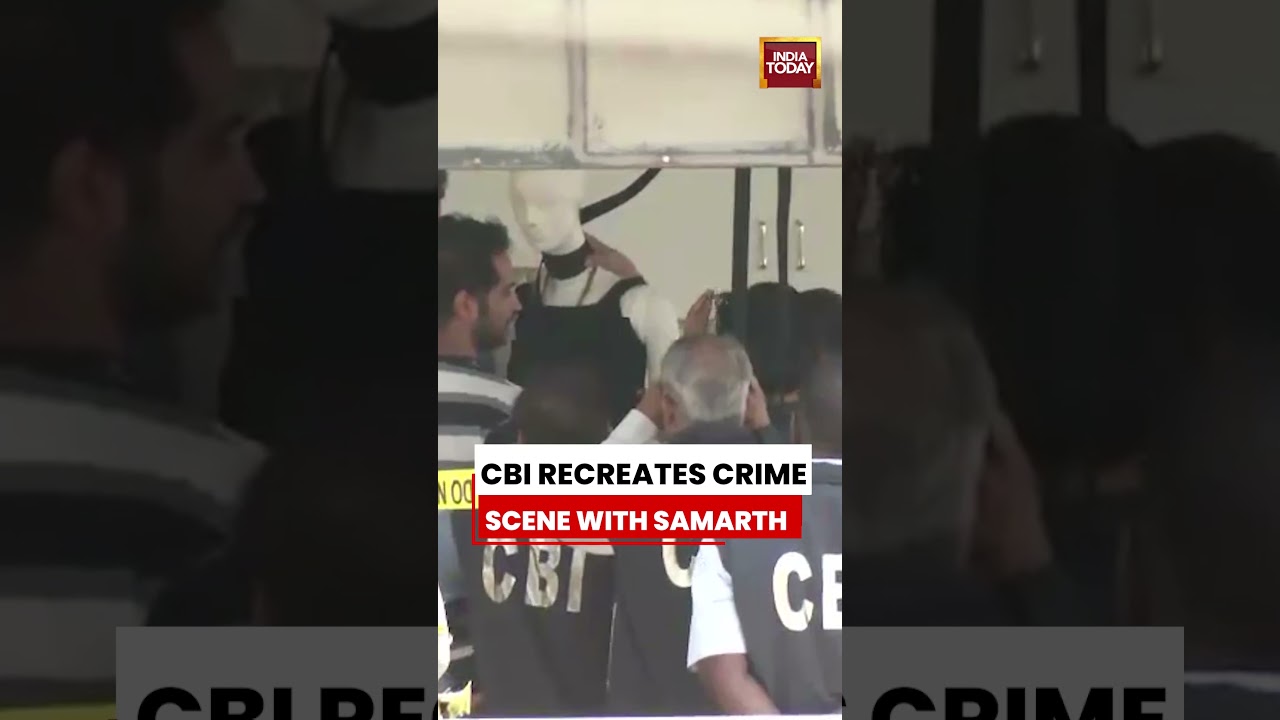 CBI Hangs Dummy To Recreate Crime Scene |  Twisha's Husband Samarth Also Present #twishasharma #cbi