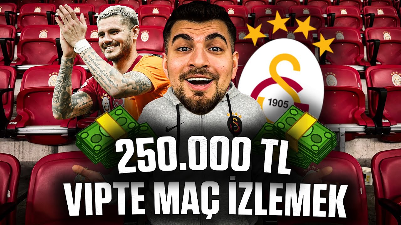 250.000 TL VIP Tribünde Icardi ile Maç İzledim | Galatasaray Stadyumu En Pahalı Koltuğu
